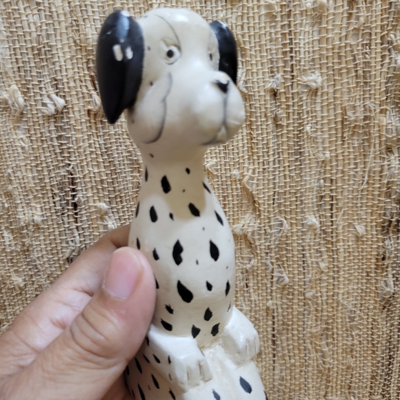 Vtg Wooden Shelf Sitting Dalmation Primitive Folk Art Handcrafted - Picture 6 of 8